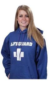 Blue Lifeguard Hooded Sweatshirt - Hoodie